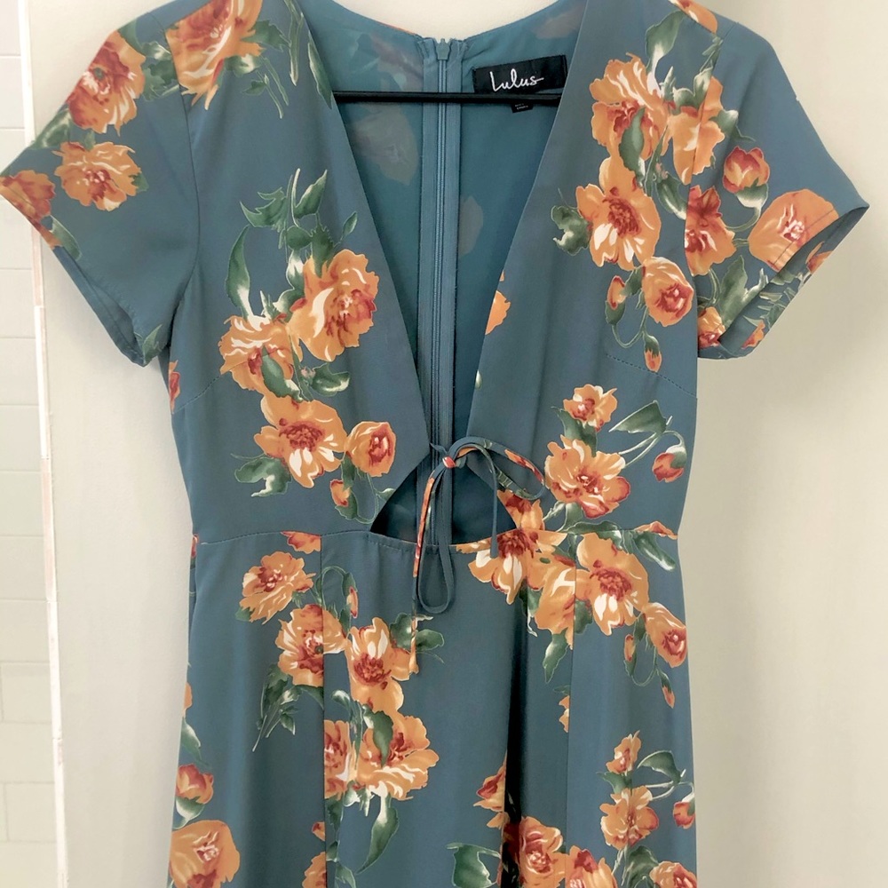 Lulus cutout midi dress